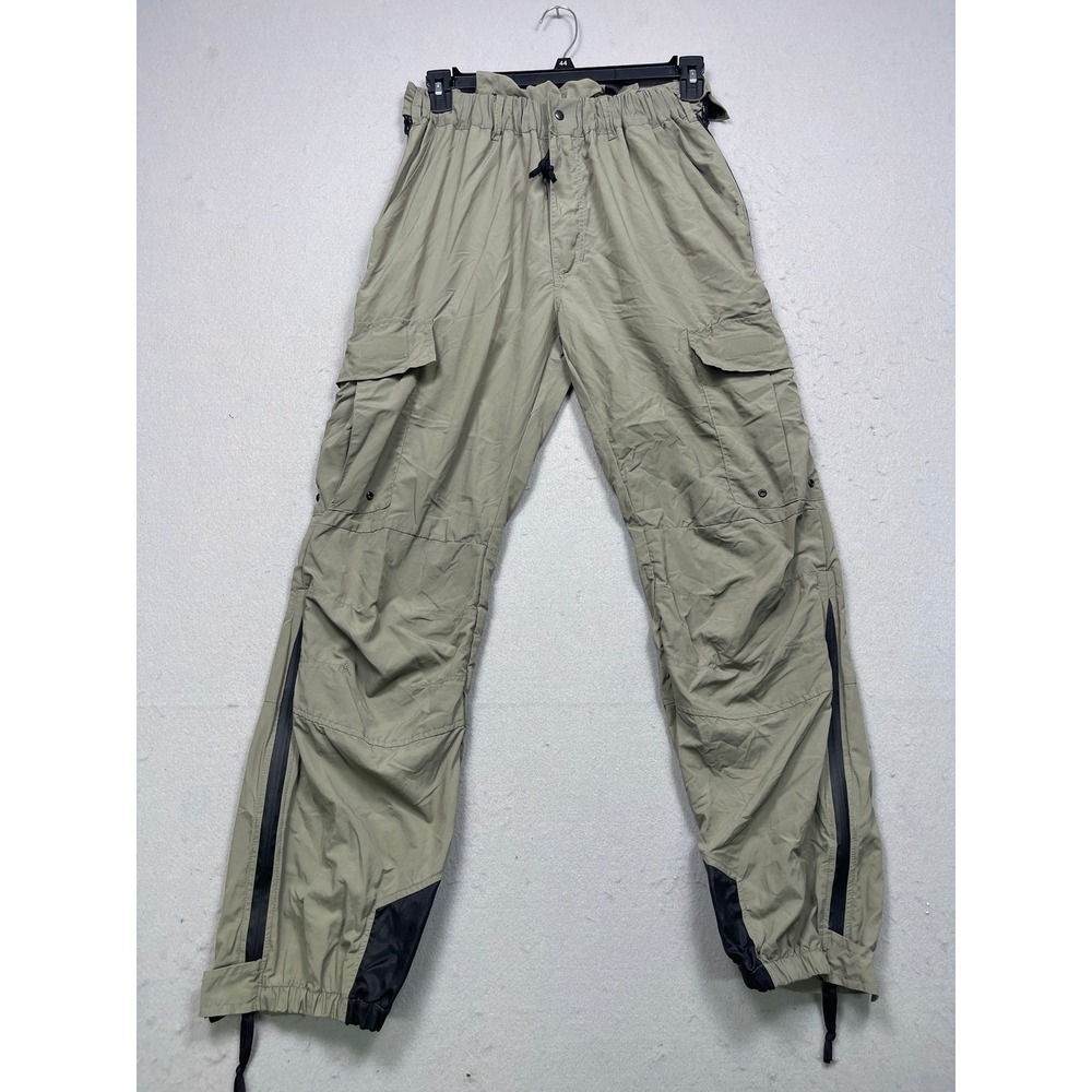 Trigger Studio Tactical Cargo Pants Mens Medium Khaki Water Repellent Excellent